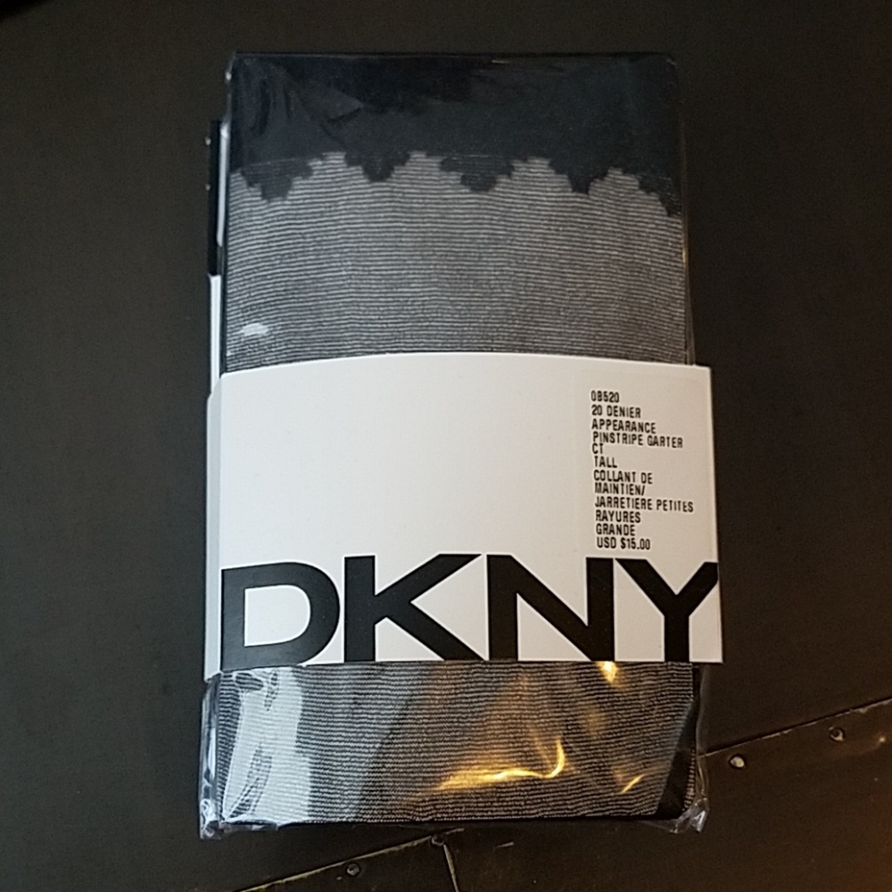 NEW DKNY Black tights size L NEW WITH TAGS.